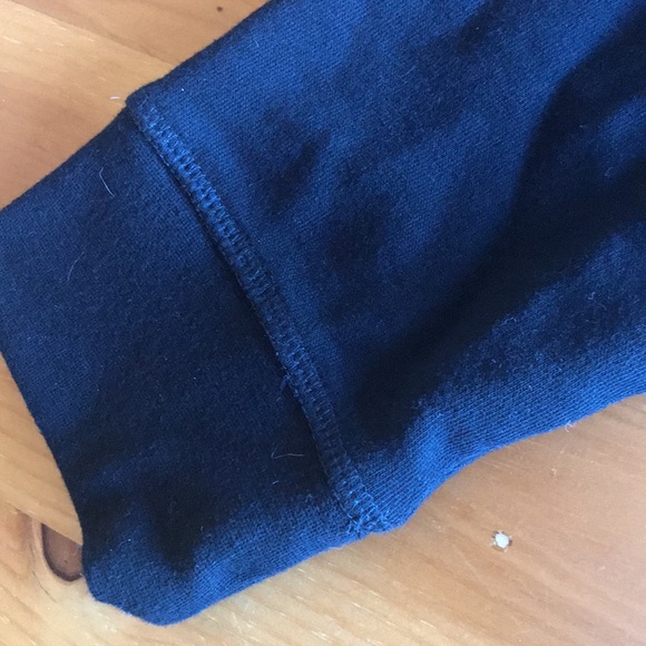 Women’s Harbeth gray and black hooded sweatshirt with zippered front close - Picture 5 of 6